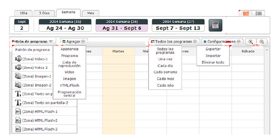 Flexibilidad y múltiples posibilidades en programación y gestión de contenido